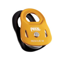 法國 Petzl 滑輪 RESCUE M｜黃色  P050BA00